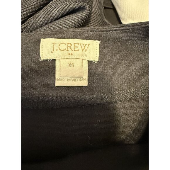 J Crew Long Sleeve Black Dress XS - Picture 3 of 4